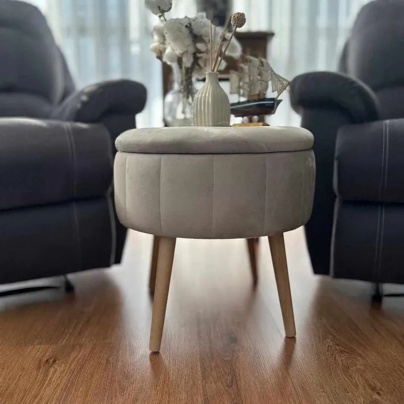 Retzow Sittpuff med förvaring 45 cm - Möbler - Fåtölj & stolar - Pall & puff - Sittpuff