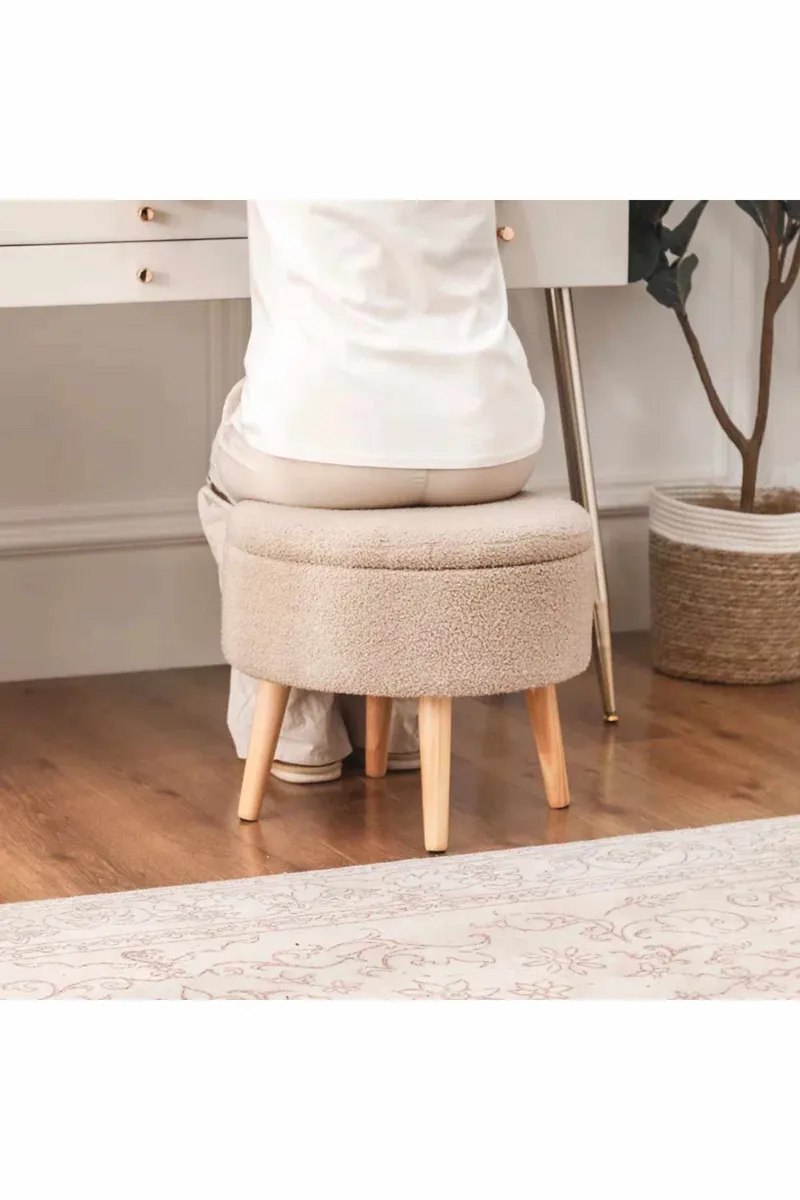 Retzow Sittpuff med förvaring 45 cm - Möbler - Fåtölj & stolar - Pall & puff - Sittpuff
