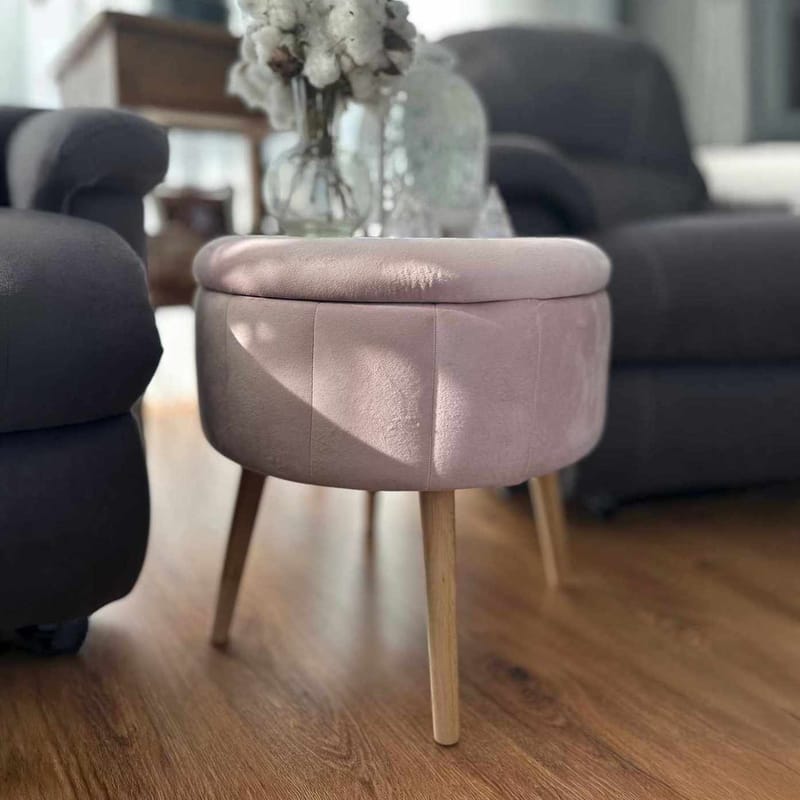 Retzow Sittpuff med förvaring 45 cm - Möbler - Fåtölj & stolar - Pall & puff - Sittpuff