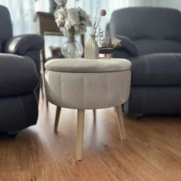 Retzow Sittpuff med förvaring 45 cm - Möbler - Fåtölj & stolar - Pall & puff - Sittpuff