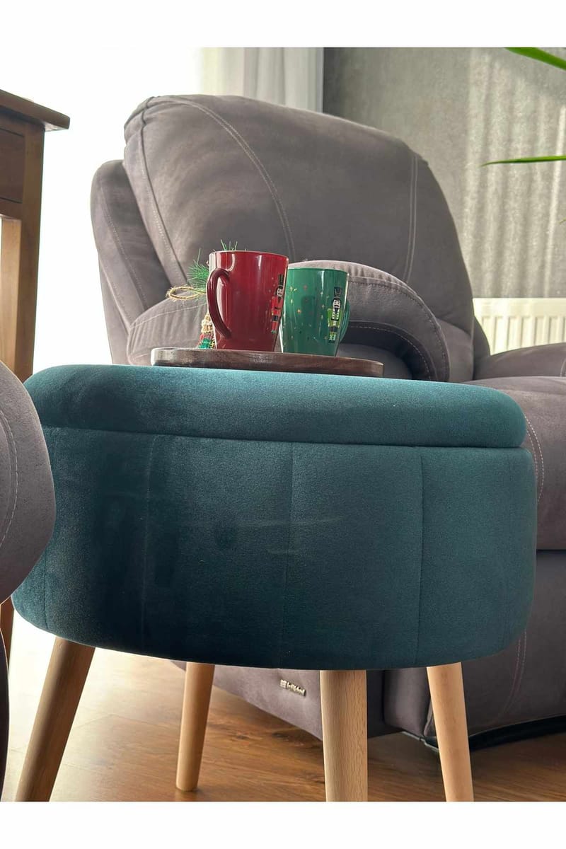 Retzow Sittpuff med förvaring 45 cm - Möbler - Fåtölj & stolar - Pall & puff - Sittpuff