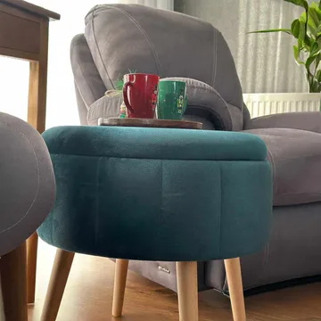 Retzow Sittpuff med förvaring 45 cm - Möbler - Fåtölj & stolar - Pall & puff - Sittpuff