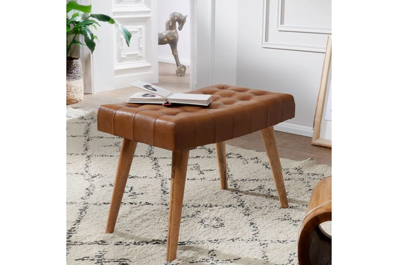 Rimantas Sittpall - Brun - Möbler - Fåtölj & stolar - Pall & puff