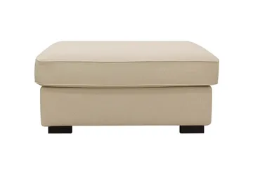 Rossita Fotpall i Bouclé - Beige - Möbler - Fåtölj & stolar - Pall & puff - Fotpallar