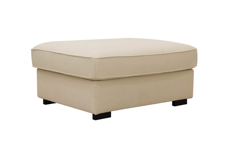 Rossita Fotpall i Bouclé - Beige - Möbler - Fåtölj & stolar - Pall & puff - Fotpallar