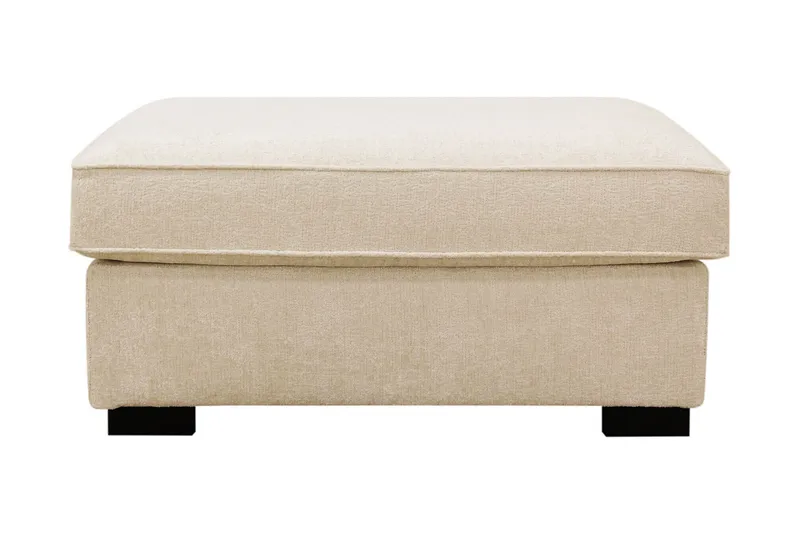 Rossita Fotpall i chenille - Beige - Möbler - Fåtölj & stolar - Pall & puff - Fotpallar