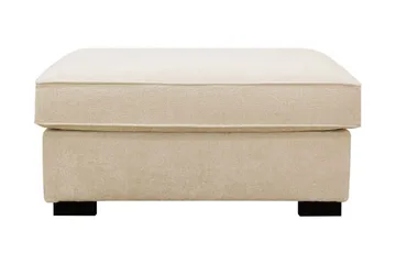Rossita Fotpall i chenille - Beige - Möbler - Fåtölj & stolar - Pall & puff - Fotpallar