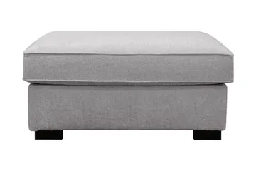 Rossita Fotpall i chenille - Grå - Möbler - Fåtölj & stolar - Pall & puff - Fotpallar