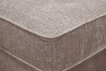 Rossita Fotpall i chenille - Grå/Brun - Möbler - Fåtölj & stolar - Pall & puff - Fotpallar