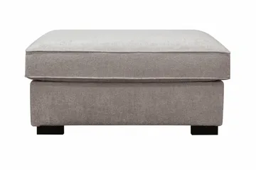 Rossita Fotpall i chenille - Grå/Brun - Möbler - Fåtölj & stolar - Pall & puff - Fotpallar