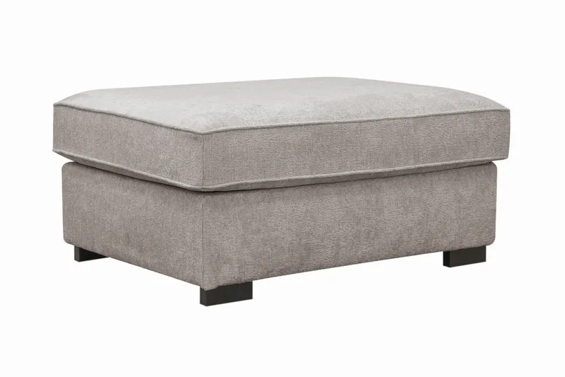 Rossita Fotpall i chenille, Grå/Brun