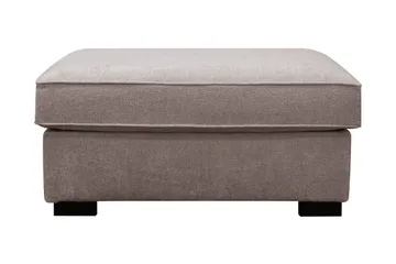 Rossita Fotpall i chenille - Grå/Brun - Möbler - Fåtölj & stolar - Pall & puff - Fotpallar