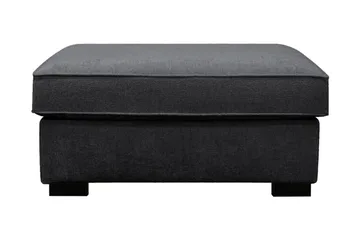 Rossita Fotpall i chenille - Svart - Möbler - Fåtölj & stolar - Pall & puff - Fotpallar