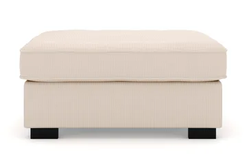 Rossita Fotpall i Manchester - Beige - Möbler - Fåtölj & stolar - Pall & puff - Fotpallar