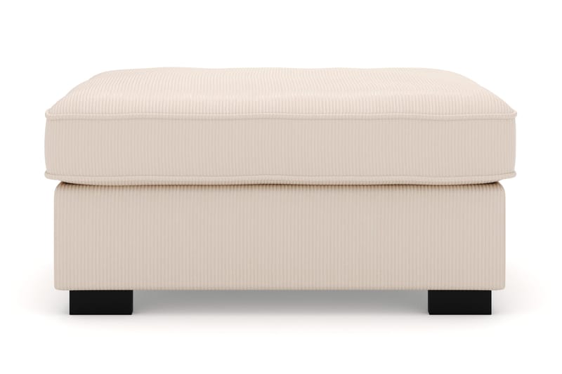 Rossita Fotpall i Manchester - Beige - Möbler - Fåtölj & stolar - Pall & puff - Fotpallar