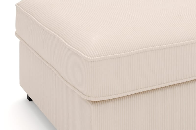 Rossita Fotpall i Manchester - Beige - Möbler - Fåtölj & stolar - Pall & puff - Fotpallar