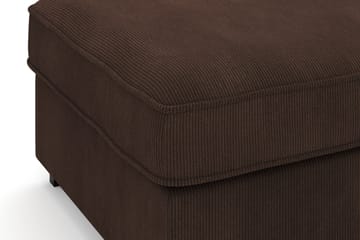 Rossita Fotpall i Manchester - Brun - Möbler - Fåtölj & stolar - Pall & puff - Fotpallar