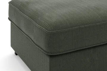 Rossita Fotpall i Manchester - Mörkgrön - Möbler - Fåtölj & stolar - Pall & puff - Fotpallar