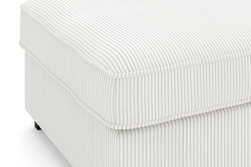Rossita Fotpall i Manchester - Offwhite - Möbler - Fåtölj & stolar - Pall & puff - Fotpallar