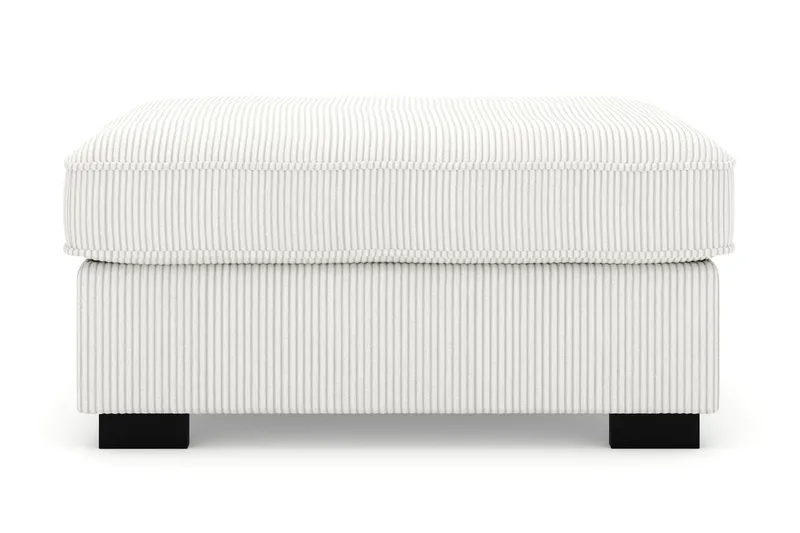 Rossita Fotpall i Manchester - Offwhite - Möbler - Fåtölj & stolar - Pall & puff - Fotpallar
