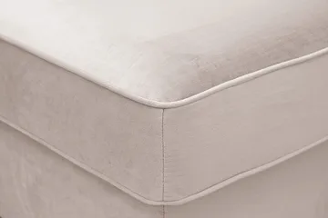 Rossita Fotpall i Sammet - Beige - Möbler - Fåtölj & stolar - Pall & puff - Fotpallar