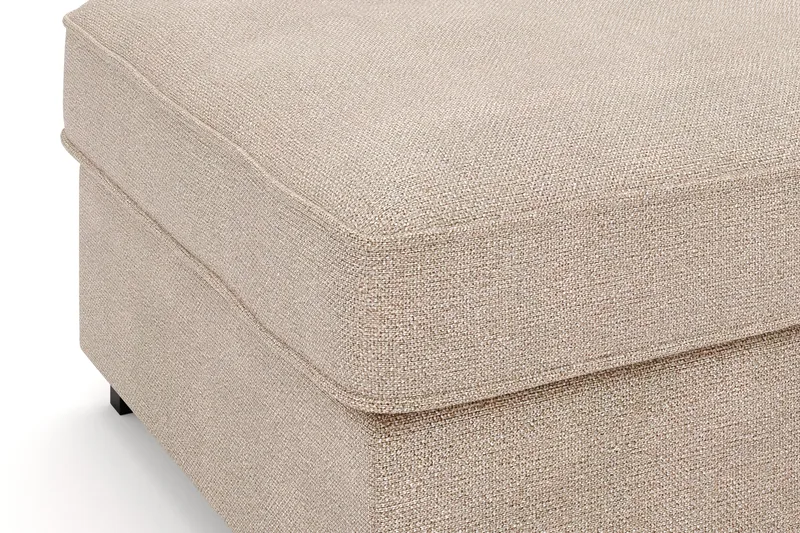 Rossita Fotpall i Tyg - Beige - Möbler - Fåtölj & stolar - Pall & puff - Fotpallar