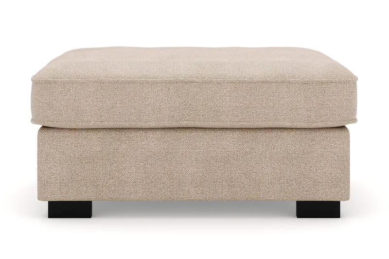 Rossita Fotpall i Tyg - Beige - Möbler - Fåtölj & stolar - Pall & puff - Fotpallar