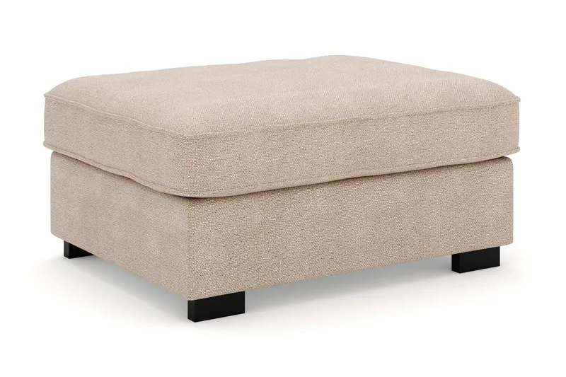 Rossita Fotpall i Tyg, Beige