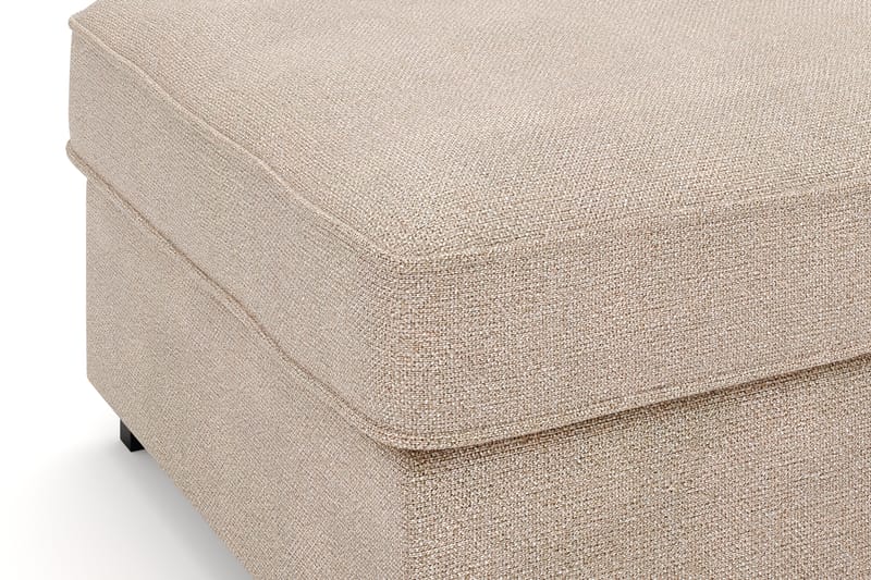 Rossita Fotpall i Tyg - Beige - Möbler - Fåtölj & stolar - Pall & puff - Fotpallar