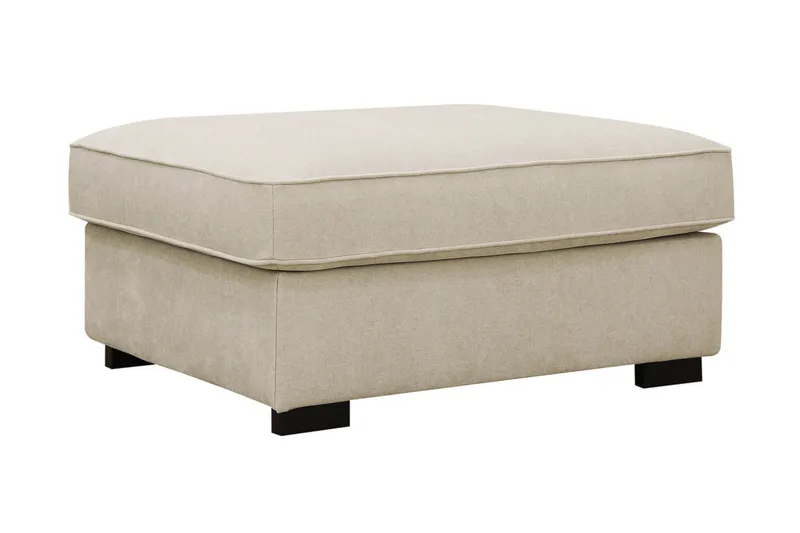 Rossita Fotpall i tyg, Beige