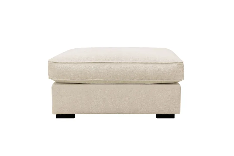 Rossita lyx Fotpall - Beige Chenille - Möbler - Fåtölj & stolar - Pall & puff - Fotpallar