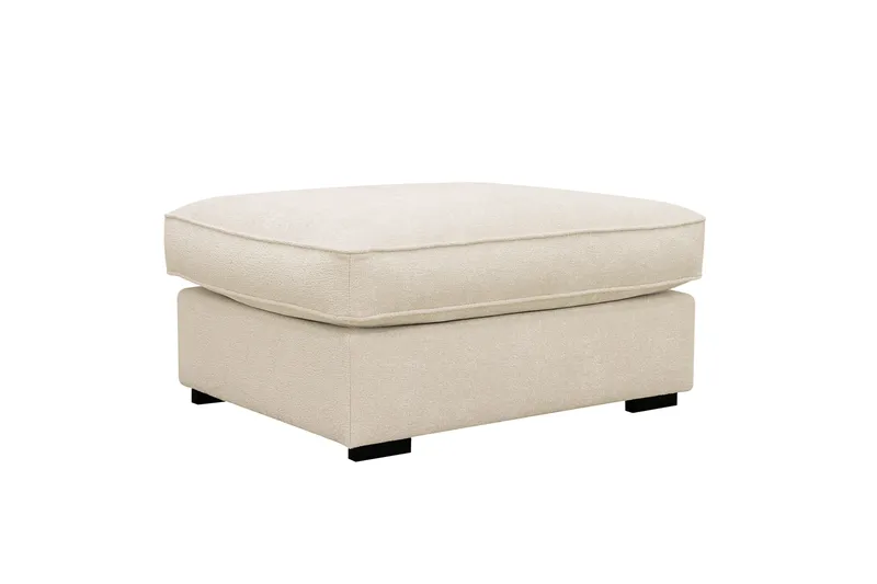 Rossita lyx Fotpall - Beige Chenille - Möbler - Fåtölj & stolar - Pall & puff - Fotpallar