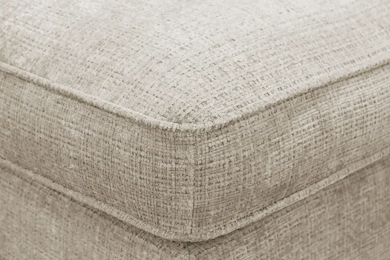 Rossita lyx Fotpall - Beige Chenille - Möbler - Fåtölj & stolar - Pall & puff - Fotpallar