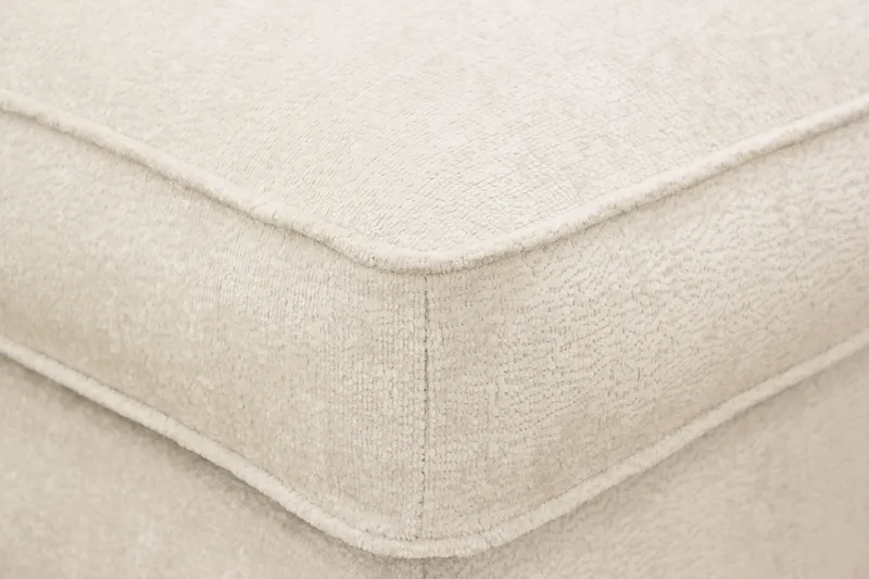 Rossita lyx Fotpall - Beige Chenille - Möbler - Fåtölj & stolar - Pall & puff - Fotpallar