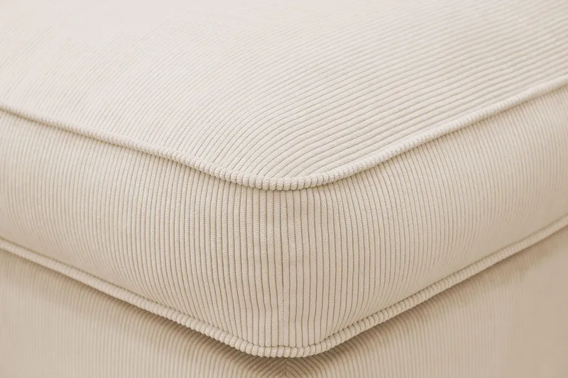 Rossita lyx Fotpall - Beige Manchester - Möbler - Fåtölj & stolar - Pall & puff - Fotpallar