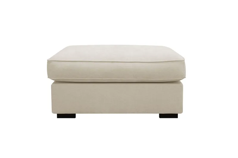 Rossita lyx Fotpall - Beige Tyg - Möbler - Fåtölj & stolar - Pall & puff - Fotpallar