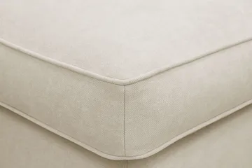 Rossita lyx Fotpall - Beige Tyg - Möbler - Fåtölj & stolar - Pall & puff - Fotpallar