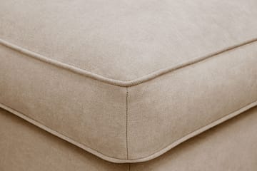 Rossita lyx Fotpall - Beige Tyg - Möbler - Fåtölj & stolar - Pall & puff - Fotpallar