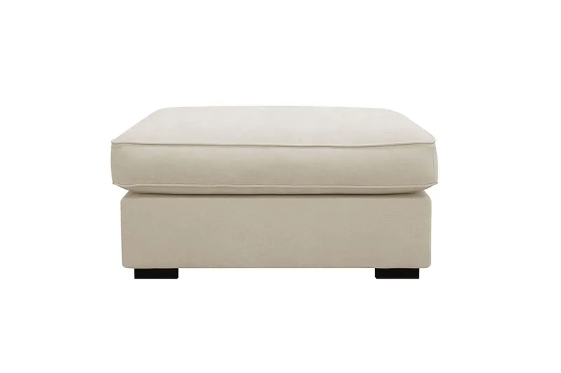 Rossita lyx Fotpall - Beige Tyg - Möbler - Fåtölj & stolar - Pall & puff - Fotpallar