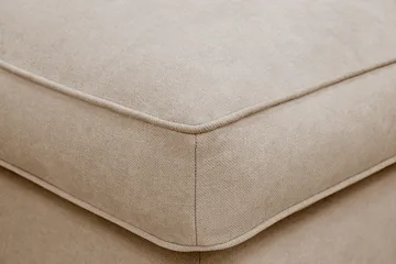 Rossita lyx Fotpall - Beige Tyg - Möbler - Fåtölj & stolar - Pall & puff - Fotpallar