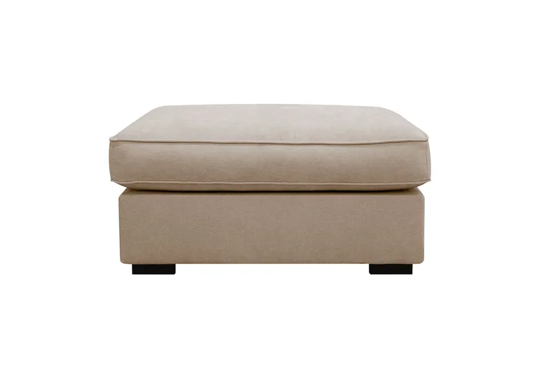 Rossita lyx Fotpall - Beige Tyg - Möbler - Fåtölj & stolar - Pall & puff - Fotpallar