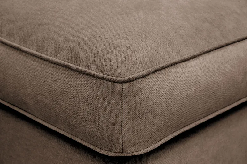 Rossita lyx Fotpall - Brun Tyg - Möbler - Fåtölj & stolar - Pall & puff - Fotpallar