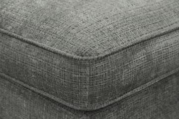 Rossita lyx Fotpall - Grå Chenille - Möbler - Fåtölj & stolar - Pall & puff - Fotpallar