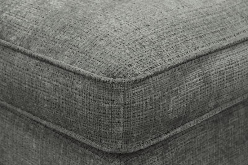 Rossita lyx Fotpall - Grå Chenille - Möbler - Fåtölj & stolar - Pall & puff - Fotpallar