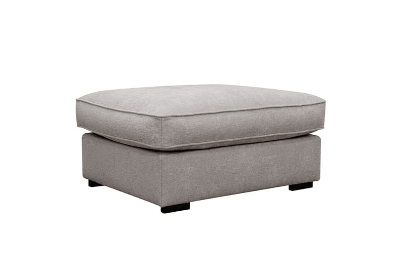 Rossita lyx Fotpall, Grå/Brun Chenille