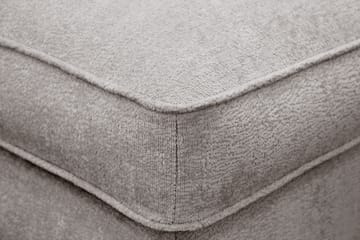 Rossita lyx Fotpall - Grå/Brun Chenille - Möbler - Fåtölj & stolar - Pall & puff - Fotpallar