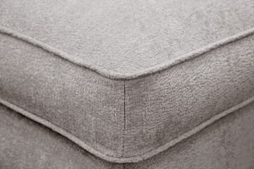 Rossita lyx Fotpall - Grå/Brun Chenille - Möbler - Fåtölj & stolar - Pall & puff - Fotpallar