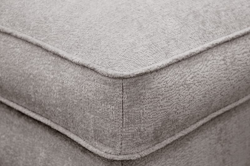 Rossita lyx Fotpall - Grå/Brun Chenille - Möbler - Fåtölj & stolar - Pall & puff - Fotpallar