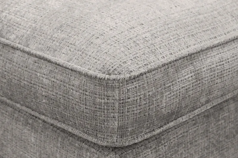 Rossita lyx Fotpall - Ljusgrå Chenille - Möbler - Fåtölj & stolar - Pall & puff - Fotpallar