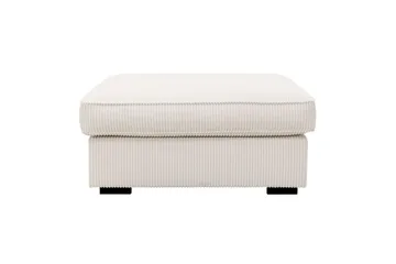 Rossita lyx Fotpall - Offwhite Manchester - Möbler - Fåtölj & stolar - Pall & puff - Fotpallar